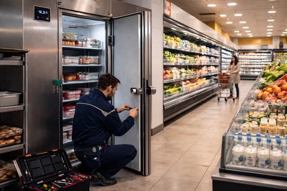 Rayon frais de supermarché