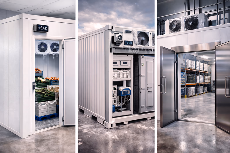 Chambre froide modulaire sur mesure